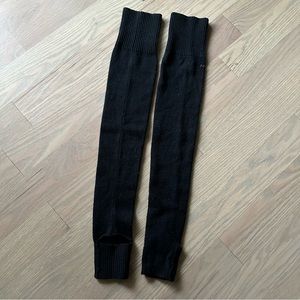 Lululemon Black Knit Leg warmers